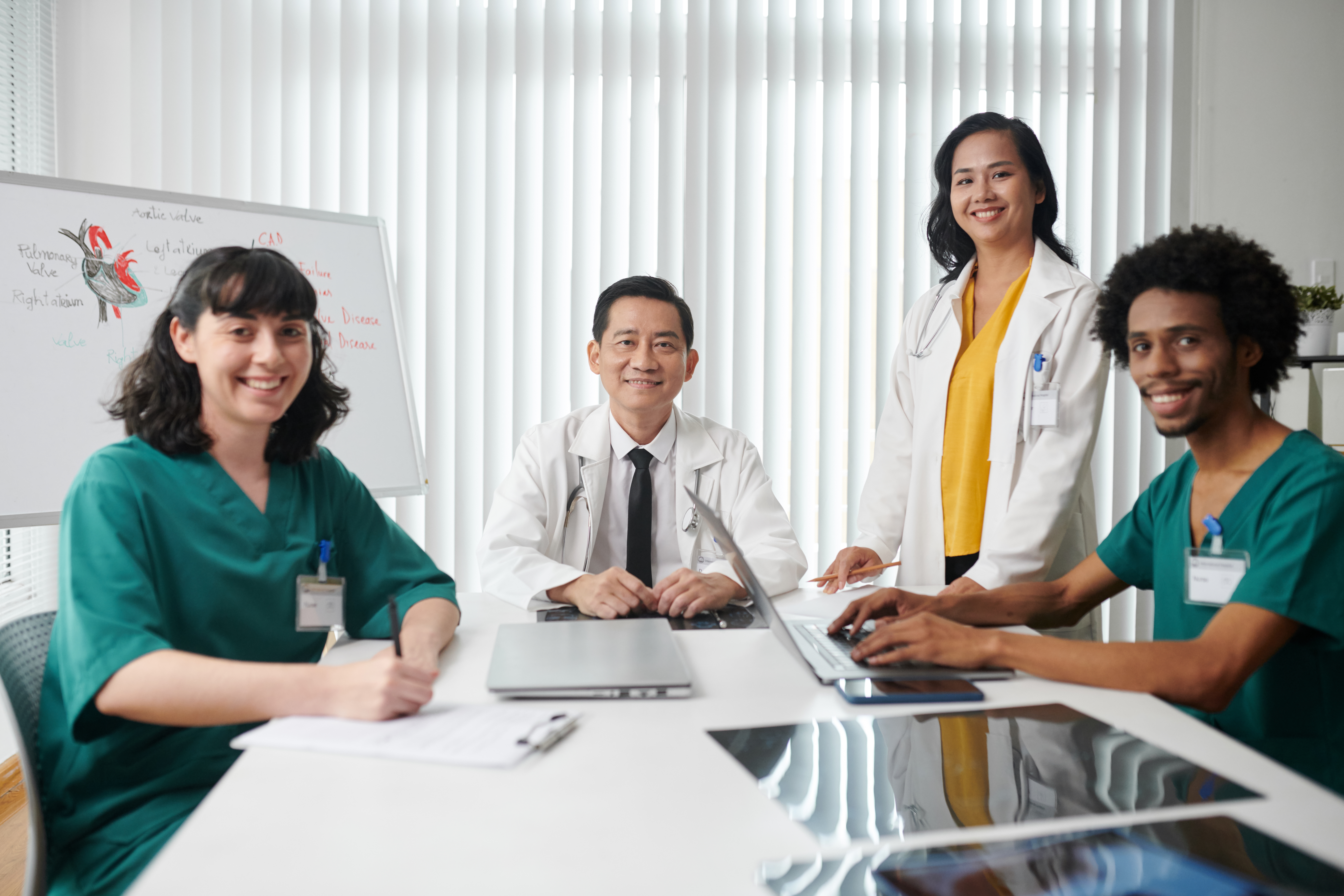 Medical team in office